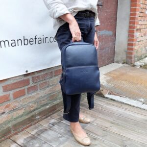 manbefair Backpack Louisa Leather blue