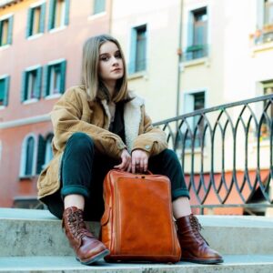 Womens Leather Backpack, Laptop Backpack, Brown Leather Backpack Women, Personalized leather backpack, Gift for her