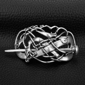 Vintage hairpin -Viking jewelry -Celtic knots -Runic hair clip- Hair accessories- Snake hair jewelry- Women accessories- Gift idea her