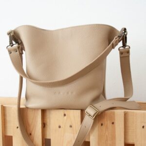 Shoulder Leather Bag. Handmade Leather Bag. Shoulder Bucket Bag. Available in 10 colors. Mae.