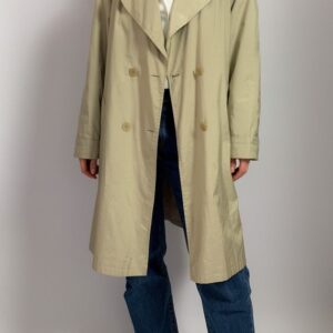 Vintage Double Row Coat Beige