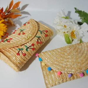 Palm Leaf Clutch,Natural Straw woven handbag,Bridesmaid Gift proposal,Hand Bags for Women,Summer Beach Handbag,Natural Woven handbag,Clutch