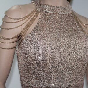 NEW Designer Evening Dress by Elola Couture 36/38/40/42/44 S M L XL (Evening Dress, Registry Office, Wedding, Wedding Dress, Prom)