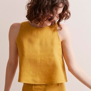Linen Tank top - Sleeveless Linen top - linen clothing